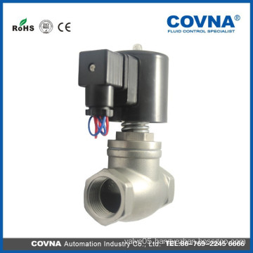 2way 2position piston stainless steel steam solenoid valve